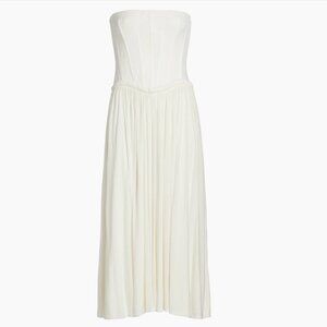 Simkhai Adalys Gathered Corset Dress New With Tags